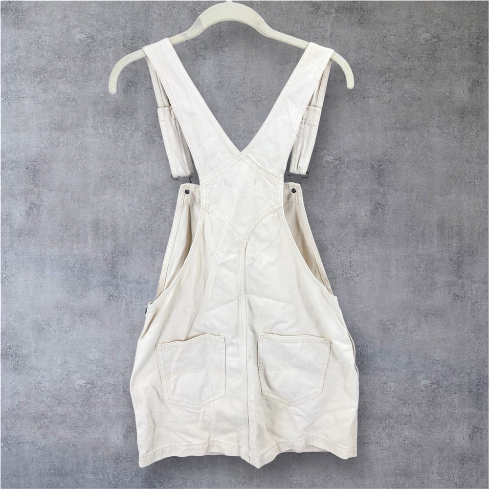 Free People Me & You Jumper Overall Dress Womens 29 Denim Mini Cotton Classic - Picture 5 of 11